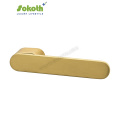 bright gold bedroom privacy interior entry modern door lever handle